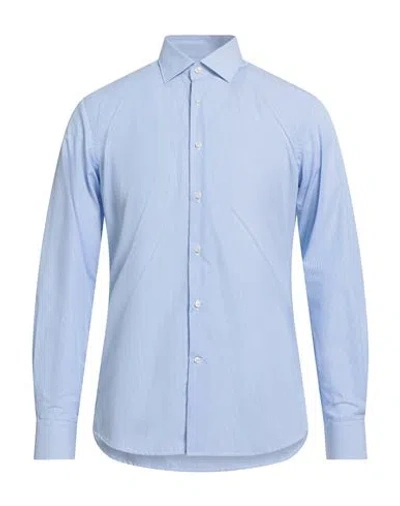Ingram Man Shirt Light Blue Size 17 ½ Cotton