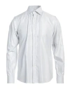 Ingram Man Shirt Light Grey Size 17 ½ Cotton, Viscose