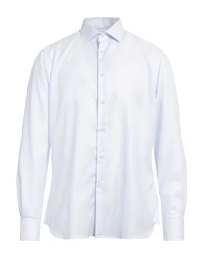 Ingram Man Shirt Sky Blue Size 17 Cotton