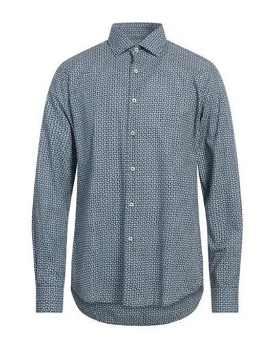 Ingram Man Shirt Sky Blue Size 17 Cotton