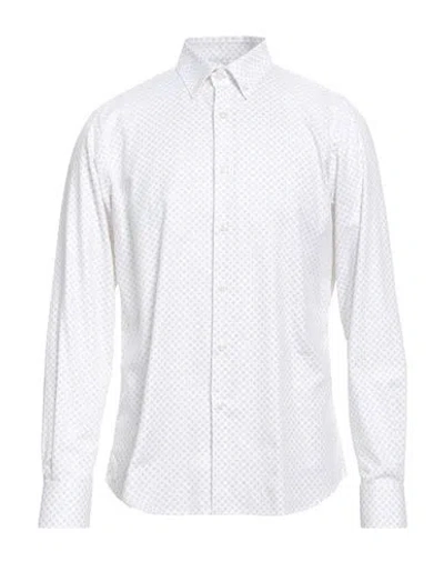 Ingram Man Shirt White Size 17 Cotton