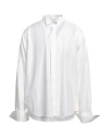 Ingram Man Shirt White Size 17 ½ Cotton, Viscose In White
