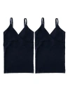 Ingrid & Isabel 2-pack Crossover Cami Nursing Maternity In Blue
