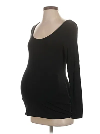 Pre-owned Ingrid & Isabel 3/4 Sleeve T-shirt In Black