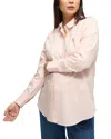 Ingrid & Isabel Button Down Maternity Shirt In Pink