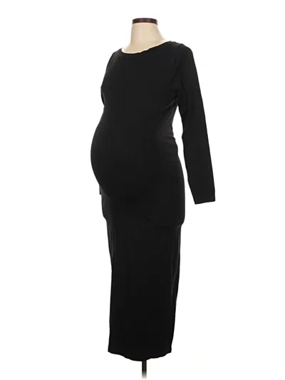Pre-owned Ingrid & Isabel Casual Dress In Black