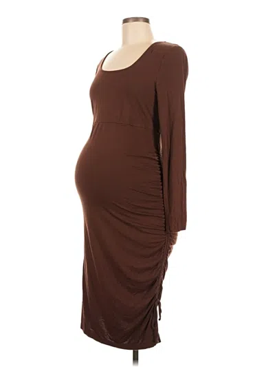 Pre-owned Ingrid & Isabel Casual Dress In Brown