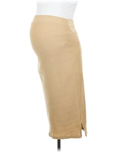 Pre-owned Ingrid & Isabel Casual Skirt In Ivory