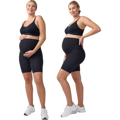Ingrid & Isabel Contour Bike Short Bundle In Black