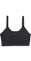 Ingrid & Isabel Cooling Crossover Nursing Bra In Black