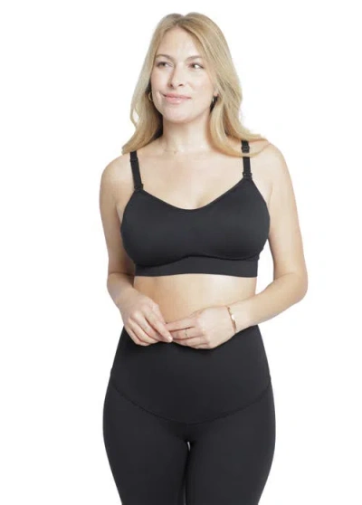 Ingrid & Isabel Cooling Nursing And Pumping Bra In Black