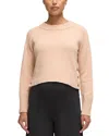 Ingrid & Isabel Crop Mock Neck Maternity Sweater In Gold