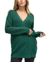 Ingrid & Isabel Crossover Maternity Cardigan Sweater In Green