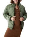 Ingrid & Isabel Maternity Puffer Jacket In Olivine