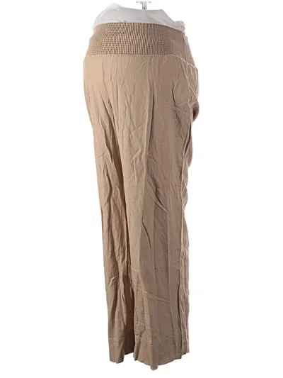 Pre-owned Ingrid & Isabel Khaki Pant In Brown