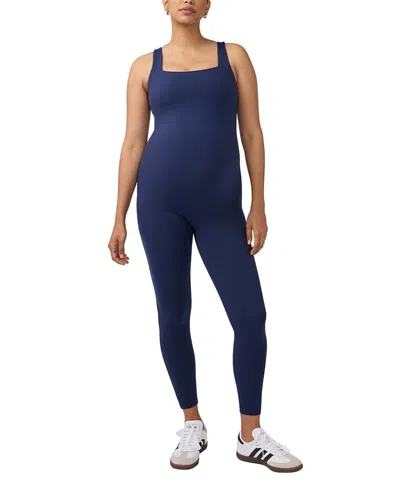 Ingrid & Isabel Long Active Maternity Nursing Unitard In Purple