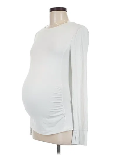 Pre-owned Ingrid & Isabel Long Sleeve T-shirt In Silver