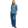 Ingrid & Isabel Maternity Denim Button Down In Blue