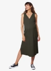 Ingrid & Isabel Maternity Everywear Column Dress In Green