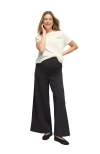 Ingrid & Isabel Maternity Flare Ponte Pant In Black