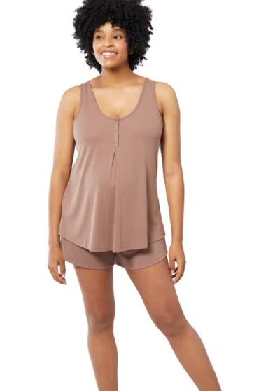 Ingrid & Isabel Maternity Sleep Cami In Pink