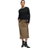 Ingrid & Isabel Mock Neck Maternity Sweater In Black