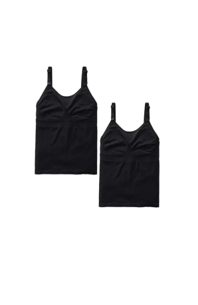 Ingrid & Isabel Nursing Pumping Cami Bundle In Burgundy