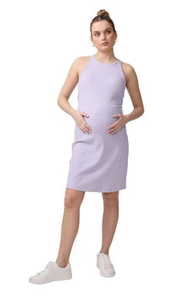 Ingrid & Isabel On-the-move Active Maternity Mini Dress In Purple