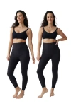 Ingrid & Isabel Postpartum Legging Bundle In Black