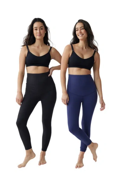 Ingrid & Isabel Postpartum Legging Bundle In Black
