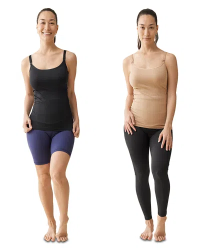 INGRID & ISABEL POSTPARTUM SHAPING CAMI, SET OF TWO
