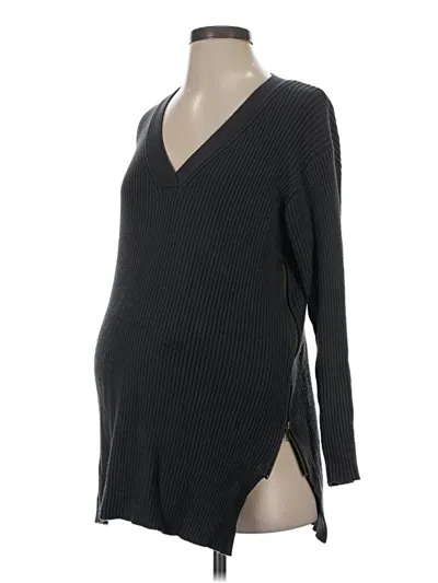 Pre-owned Ingrid & Isabel Pullover Sweater In Black