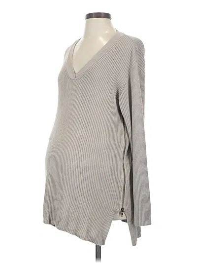 Pre-owned Ingrid & Isabel Pullover Sweater In Gray