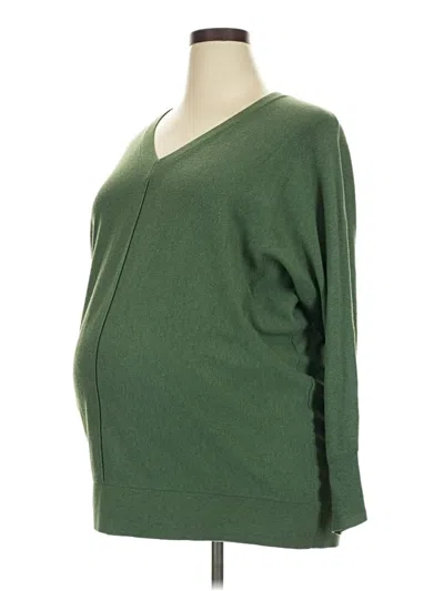 Pre-owned Ingrid & Isabel Pullover Sweater In Green