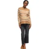 Ingrid & Isabel Raglan Maternity Mock Neck Sweater In Brown