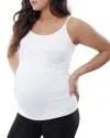 Ingrid & Isabel Seamless Support Maternity Cami In White