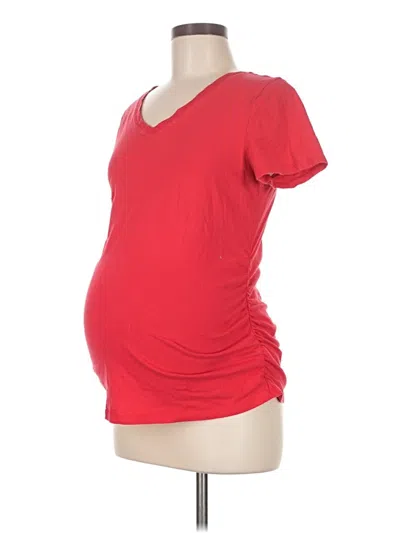 Pre-owned Ingrid & Isabel Short Sleeve T-shirt In Red