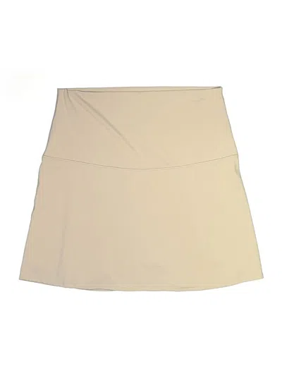 Pre-owned Ingrid & Isabel Skort In Tan