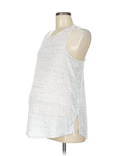 Pre-owned Ingrid & Isabel Sleeveless T-shirt In Silver