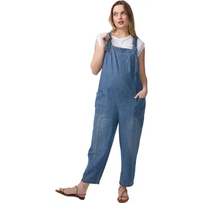 Ingrid & Isabel Soft Denim Overall In Blue