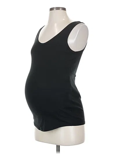 Pre-owned Ingrid & Isabel Tank Top Black Strapless Neckline Tops