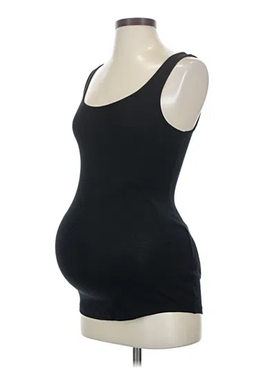 Pre-owned Ingrid & Isabel Tank Top Black Strapless Neckline Tops