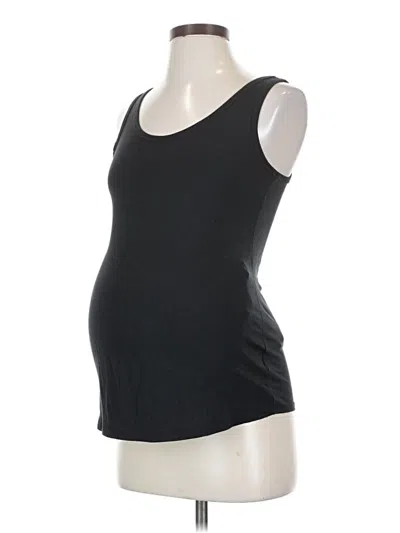 Pre-owned Ingrid & Isabel Tank Top Black Strapless Neckline Tops