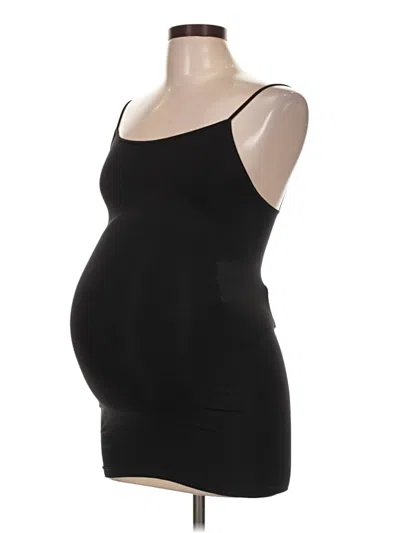 Pre-owned Ingrid & Isabel Tank Top Black Strapless Neckline Tops