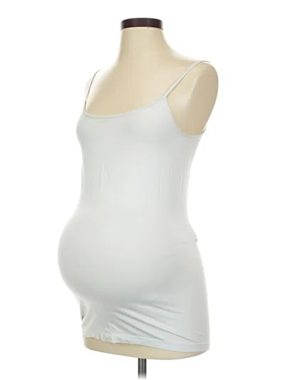 Pre-owned Ingrid & Isabel Tank Top White Strapless Neckline Tops