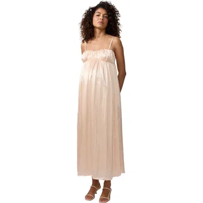 Ingrid & Isabel The Everywear Bodycon Maternity Dress In Neutral
