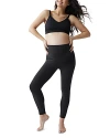 Ingrid & Isabel Fold-down Active Leggings, Set Of 2 In Black/ Navy