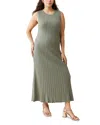 Ingrid & Isabel Knit Maternity Maxi Dress In Agave