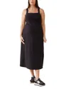 Ingrid & Isabel Maternity Everyday Midi Dress In Black