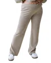 Ingrid & Isabel Maternity Knit Pants In Taupe